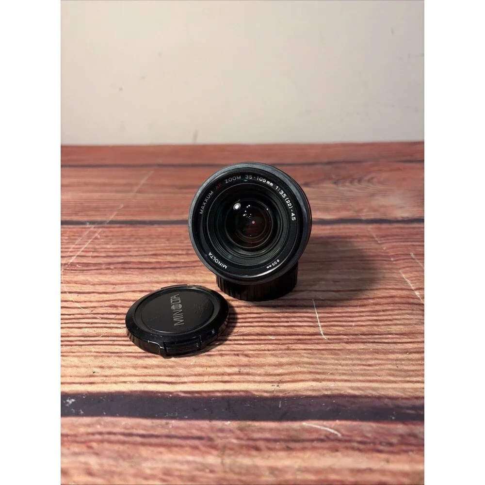 Minolta AF 35-105mm f/3.5-4.5 Zoom SLR Lens For Minolta Sony A W/ Caps
